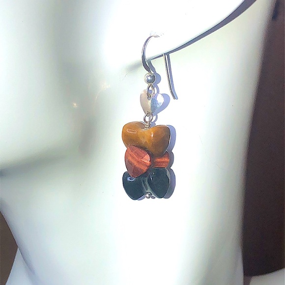 JAY KING DTR DESERT ROSE 925 Multi-Gemstone Sterling Silver Earrings - Picture 3 of 5